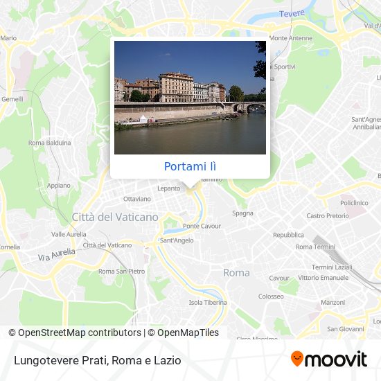 Mappa Lungotevere Prati