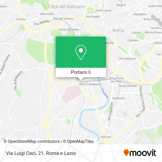Mappa Via Luigi Ceci, 21