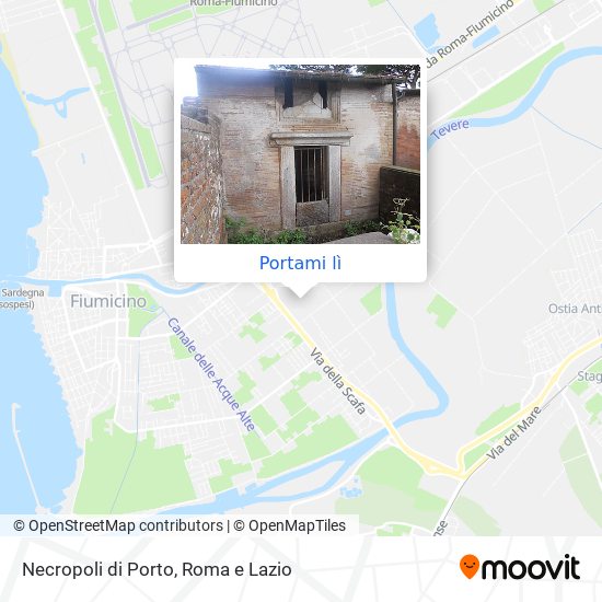 Mappa Necropoli di Porto