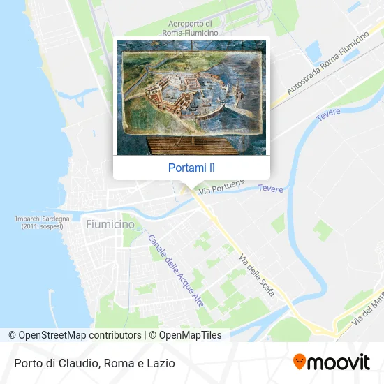 Mappa Porto di Claudio