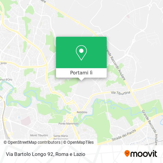 Mappa Via Bartolo Longo 92