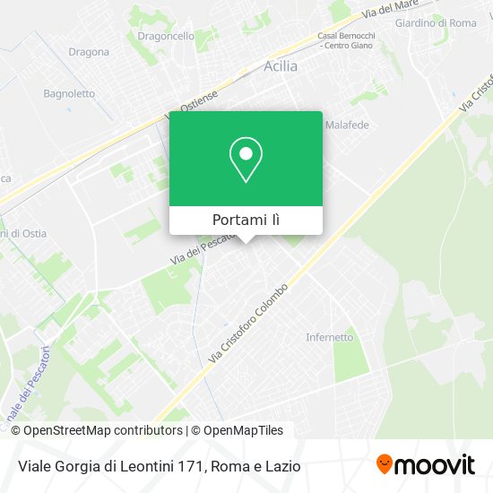 Mappa Viale Gorgia di Leontini 171