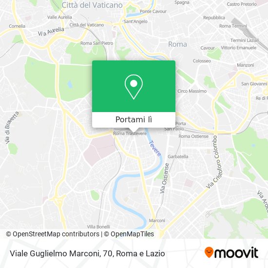 Mappa Viale Guglielmo Marconi, 70