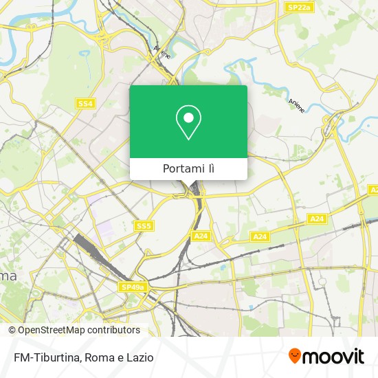 Mappa FM-Tiburtina