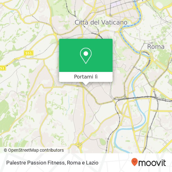 Mappa Palestre Passion Fitness