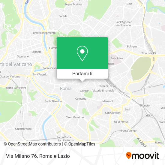 Mappa Via Milano 76