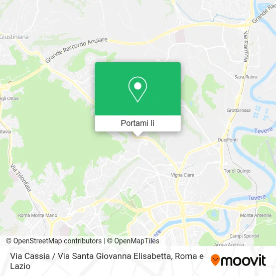 Mappa Via Cassia / Via Santa Giovanna Elisabetta