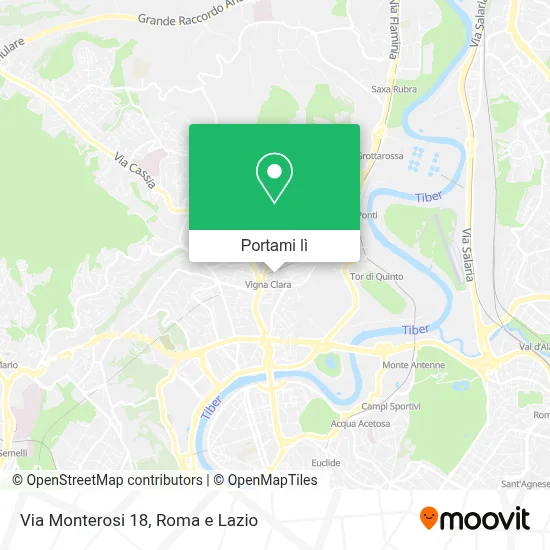 Mappa Via Monterosi  18