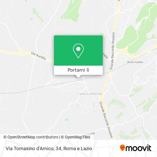 Mappa Via Tomasino d'Amico, 34