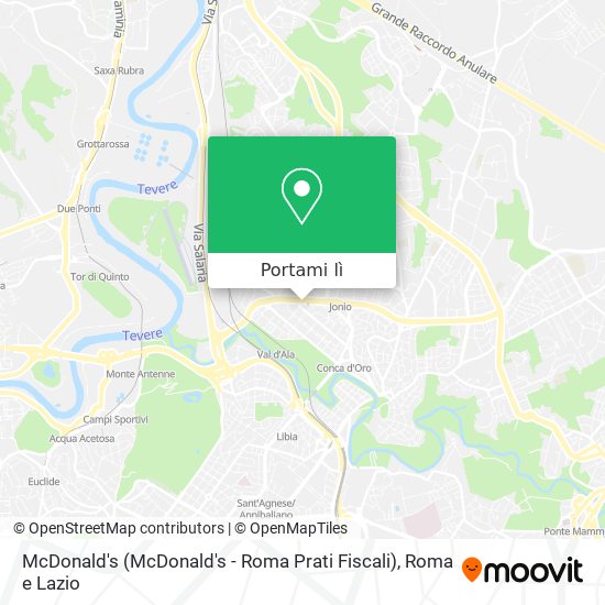 Mappa McDonald's (McDonald's - Roma Prati Fiscali)