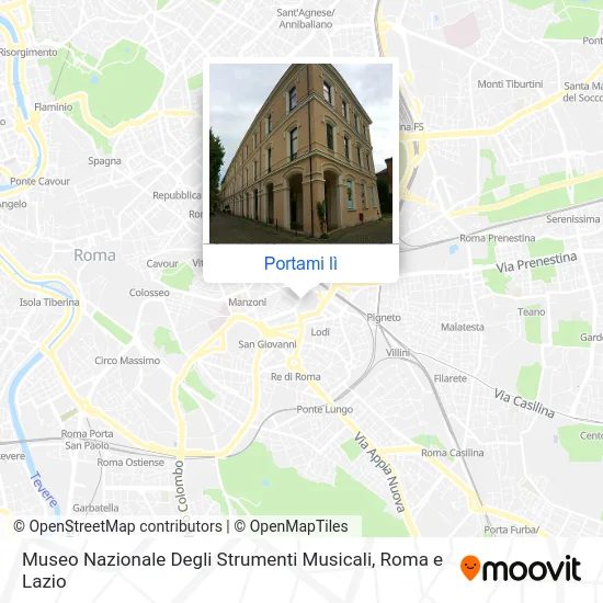 Mappa Museo Nazionale Degli Strumenti Musicali