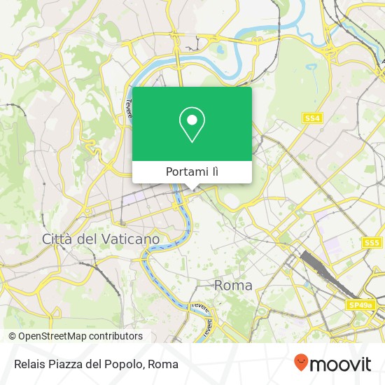 Mappa Relais Piazza del Popolo