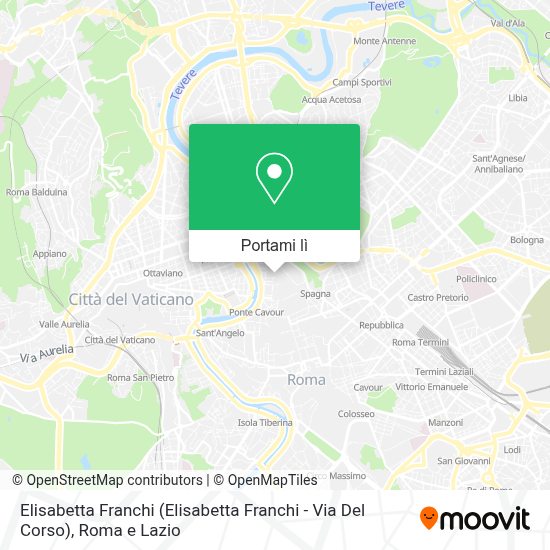 Come arrivare a Elisabetta Franchi (Elisabetta Franchi - Via Del Corso) a  Roma con Bus, Metro o Treno?