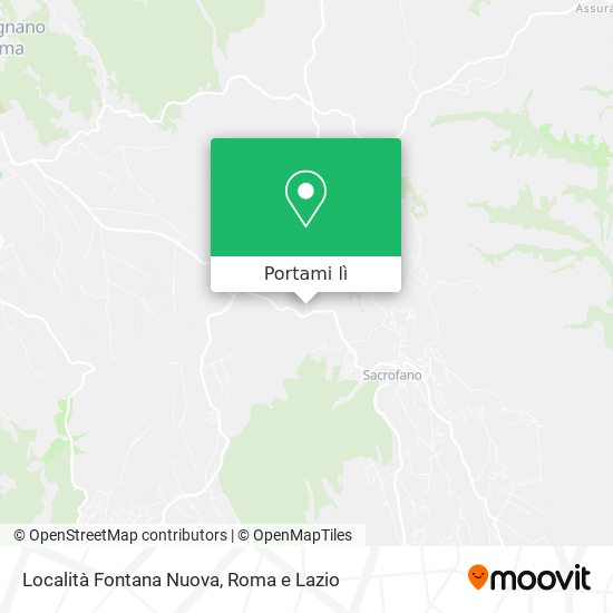 Mappa Località Fontana Nuova
