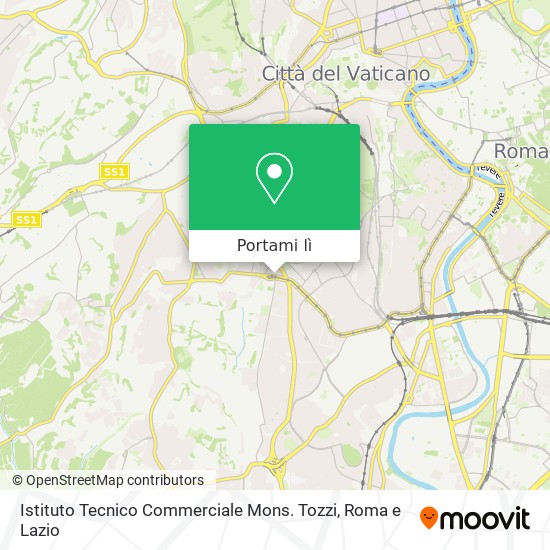 Mappa Istituto Tecnico Commerciale Mons. Tozzi