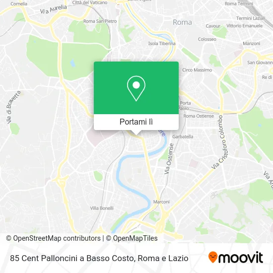 Mappa 85 Cent Palloncini a Basso Costo