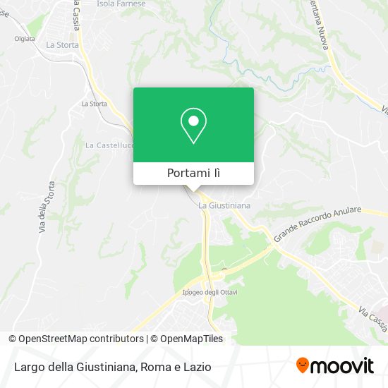 Mappa Largo della Giustiniana