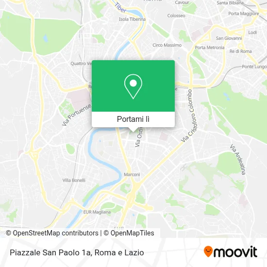 Mappa Piazzale San Paolo  1a