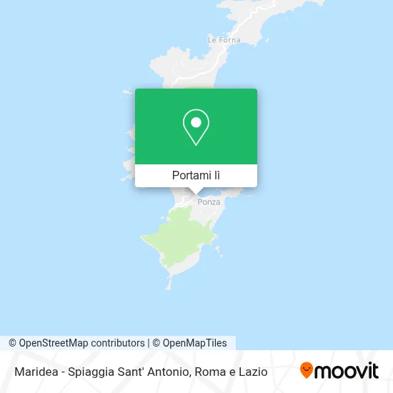 Mappa Maridea - Spiaggia Sant' Antonio
