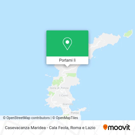 Mappa Casevacanza Maridea - Cala Feola