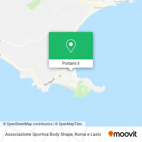 Mappa Associazione Sportiva Body Shape