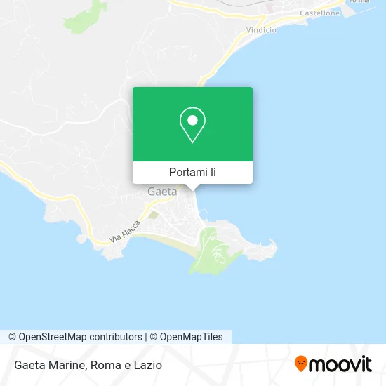 Mappa Gaeta Marine