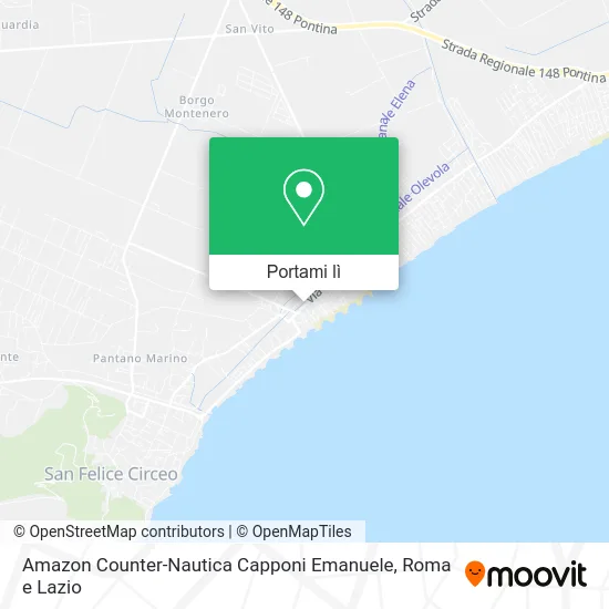 Mappa Amazon Counter-Nautica Capponi Emanuele