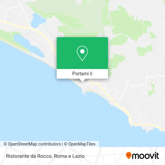 Mappa Ristorante da Rocco