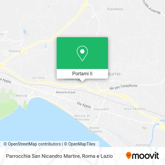 Mappa Parrocchia San Nicandro Martire