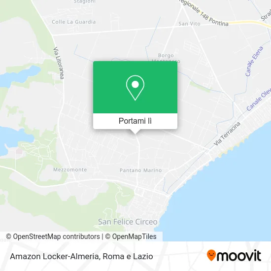 Mappa Amazon Locker-Almeria
