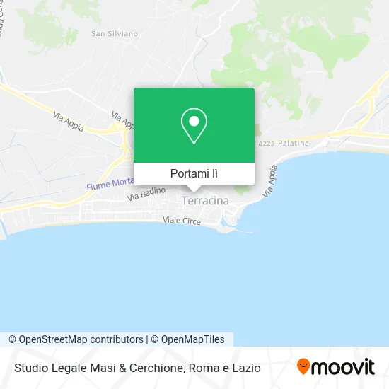 Mappa Studio Legale Masi & Cerchione