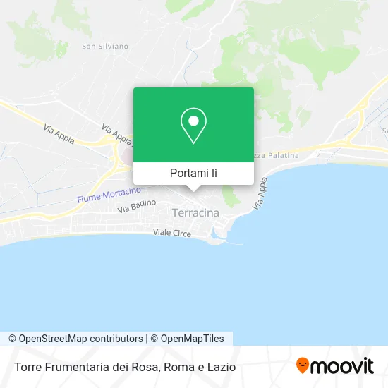 Mappa Torre Frumentaria dei Rosa