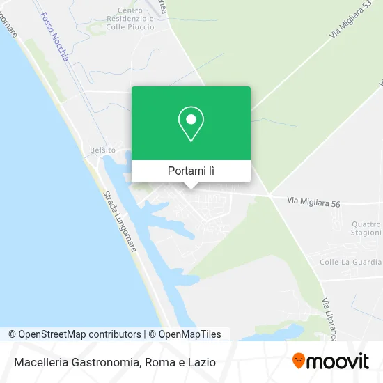 Mappa Macelleria Gastronomia