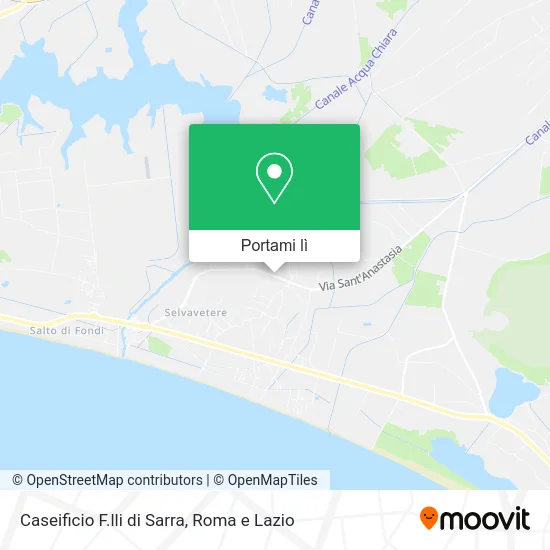 Mappa Caseificio F.lli di Sarra