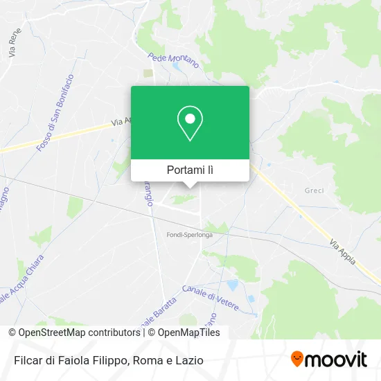 Mappa Filcar di Faiola Filippo