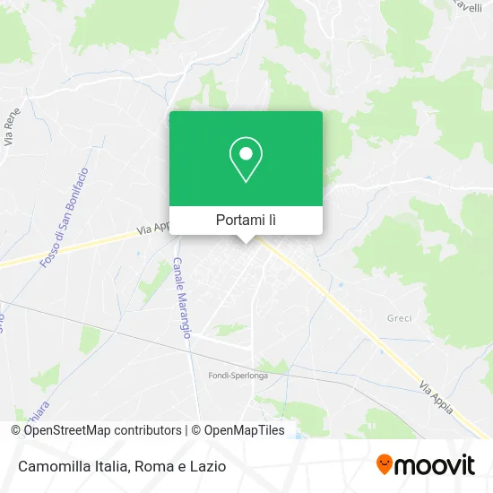 Mappa Camomilla Italia