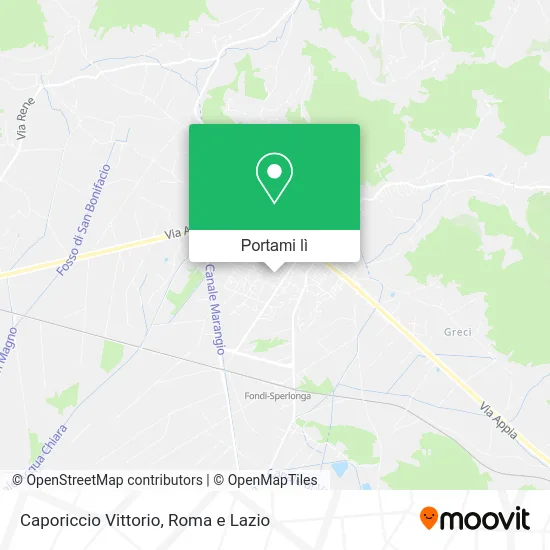 Mappa Caporiccio Vittorio