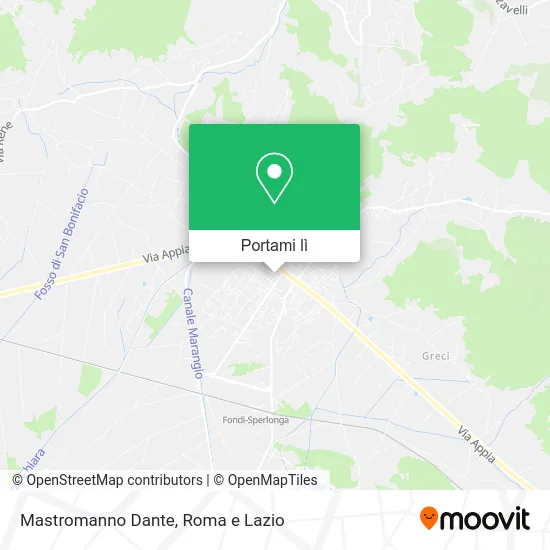 Mappa Mastromanno Dante