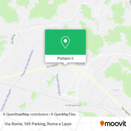 Mappa Via Roma, 169 Parking