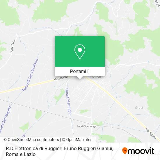 Mappa R.D.Elettronica di Ruggieri Bruno Ruggieri Gianlui