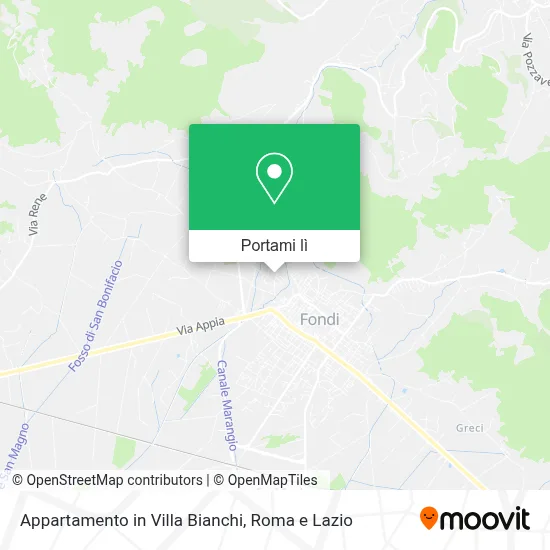Mappa Appartamento in Villa Bianchi