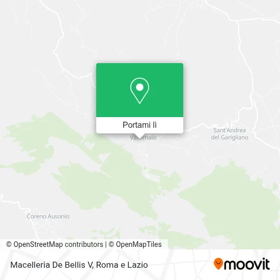 Mappa Macelleria De Bellis V