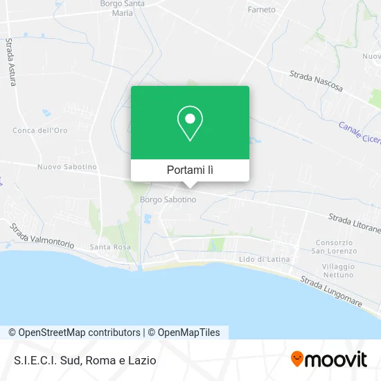 Mappa S.I.E.C.I. Sud