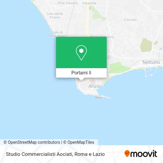 Mappa Studio Commercialisti Aociati