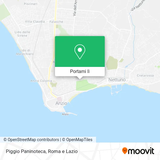 Mappa Piggio Paninoteca