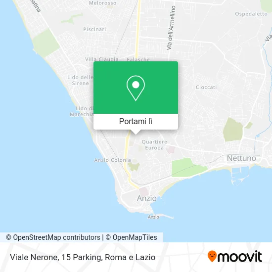 Mappa Viale Nerone, 15 Parking