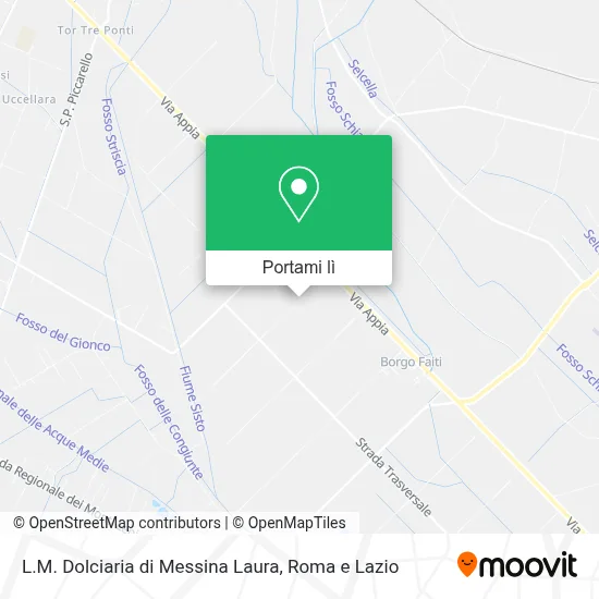 Mappa L.M. Dolciaria di Messina Laura