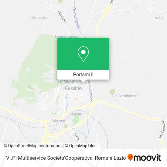 Mappa VI.Pi Multiservice Societa'Cooperativa