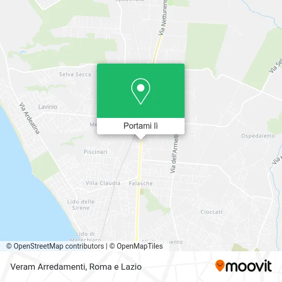 Mappa Veram Arredamenti