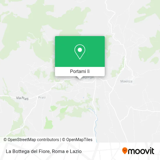 Mappa La Bottega del Fiore